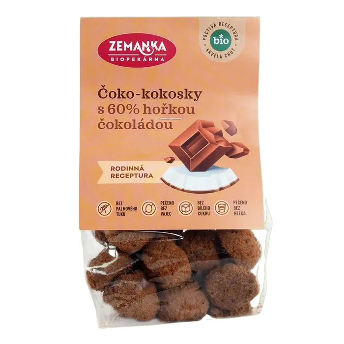 Biopekárna Zemanka Čoko-kokosky 100 g BIO